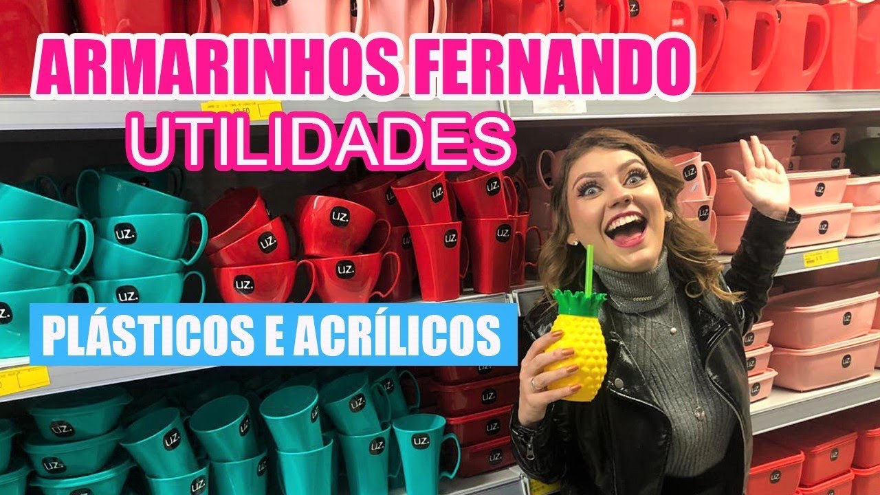 TOUR NO ARMARINHOS FERNANDO DA 25 DE MARÇO - UTILIDADES DOMÉSTICAS - PLÁSTICOS E ACRÍLICOS