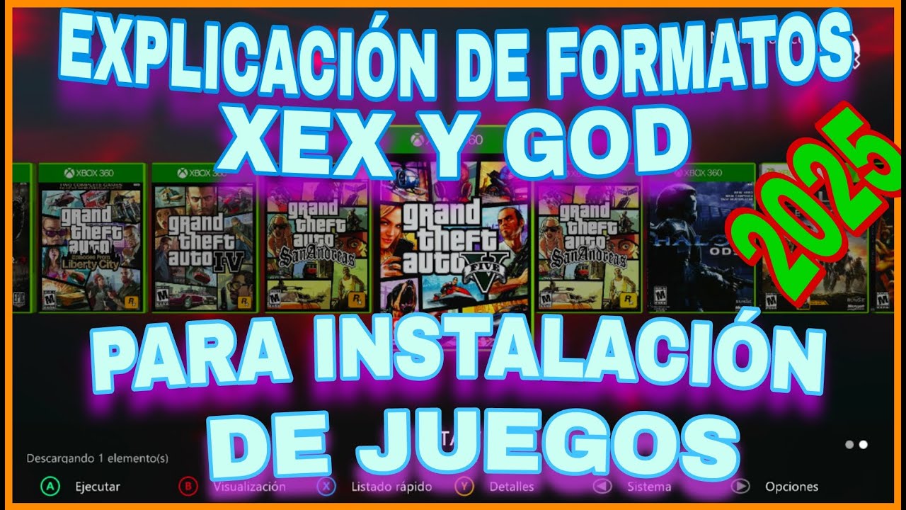 VIDEO 2 EXPLICACION DE FORMATOS DE JUEGO (XEX Y GOD) REQUERIDO PARA VIDEO 3 (  COLOCAR JUEGOS XBOX)