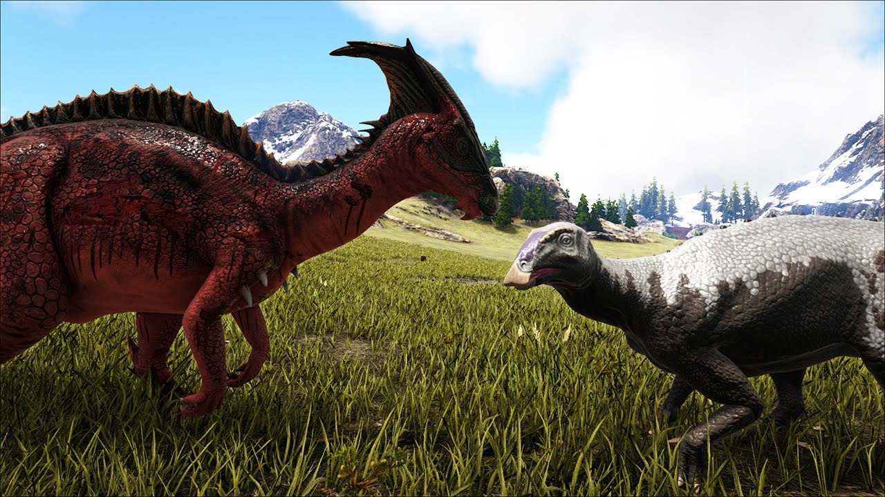 Тетисадрос против Паразавра - Monster Wars Universe Ark Survival Evolved
