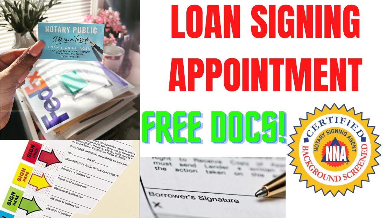 How to prepare for a loan signing appointment/ preparing loan documents & loan signing script