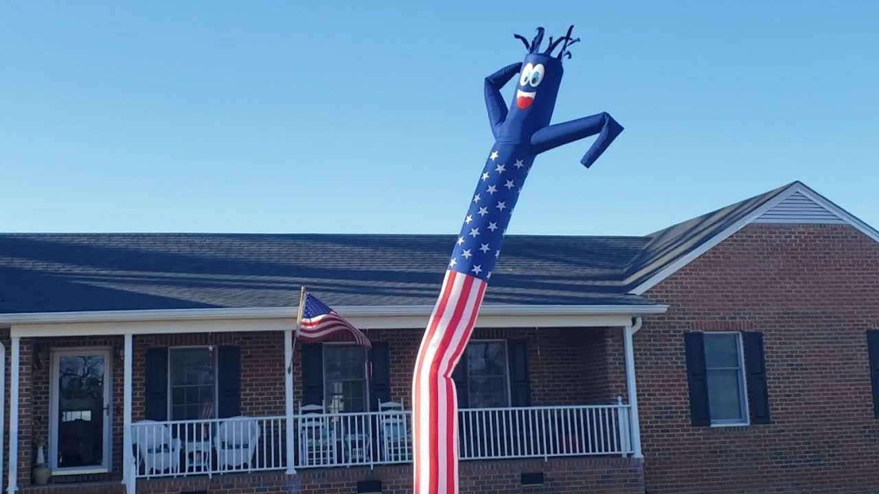 New American flag 20ft air dancer!