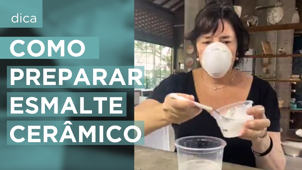 Como preparar esmalte cerâmico
