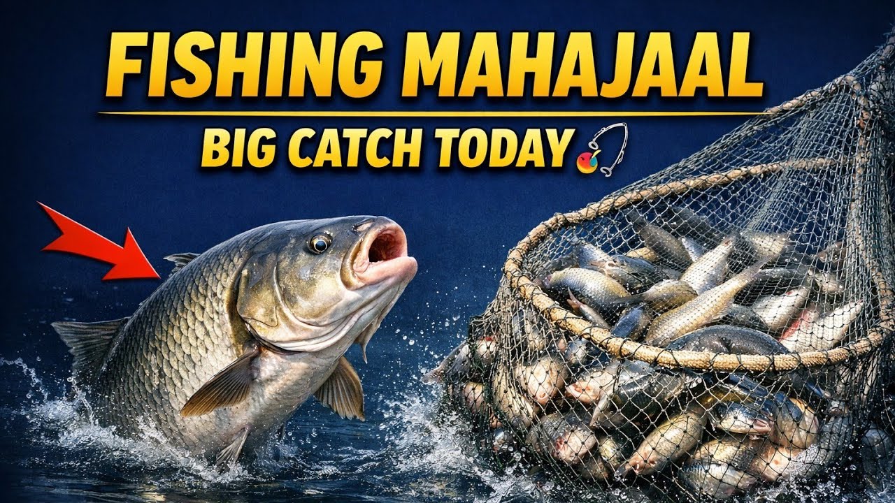 Mahakaal Fishing Ka Sabse Khatarnak Tarika 😱 | Big Fish Catch Mahakaal Style Fishing | Ek Jaal