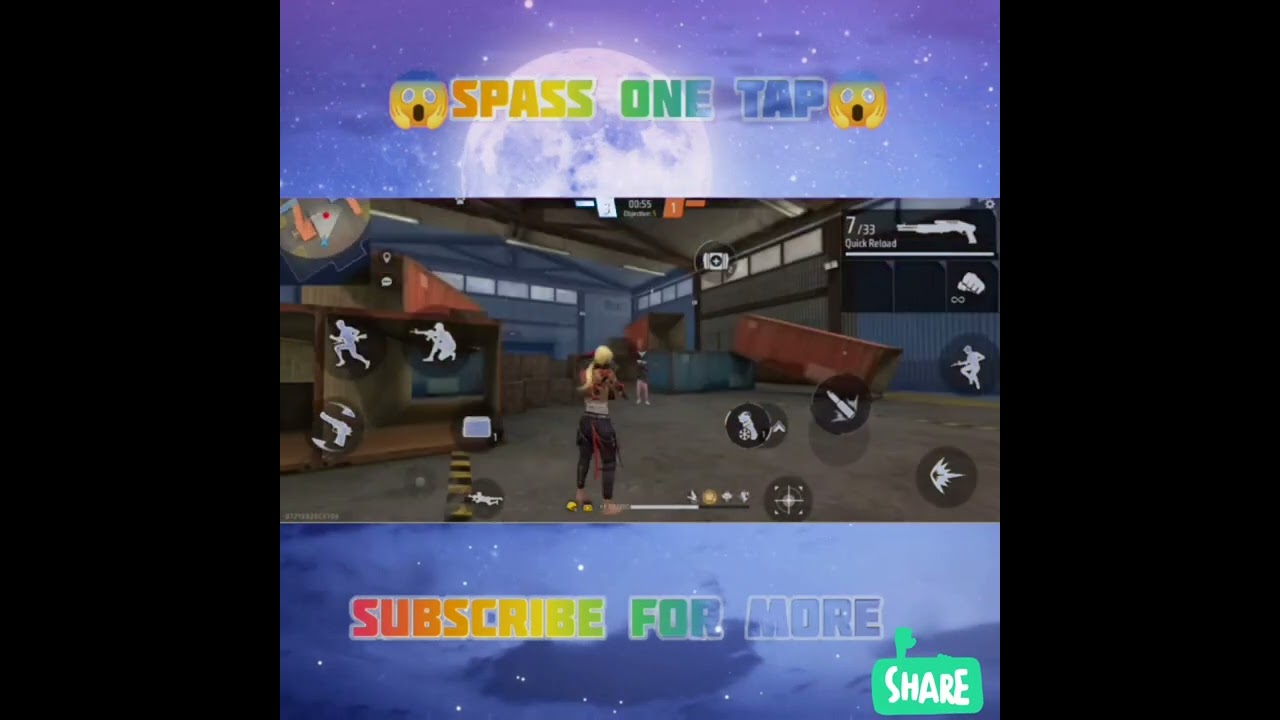 wait for end 😱😱||Spass onetap ||#allucanfindhere #trending #totalgaming #viral #iamnothing