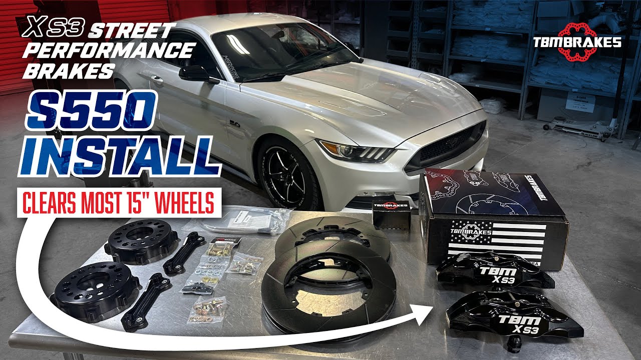 New XS3 Lightweight S550 Street Performance Brake Kit