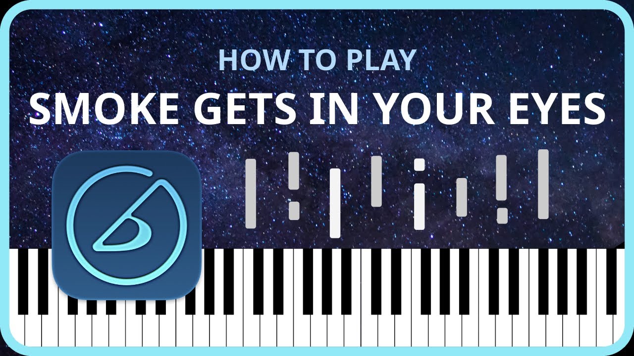 Smoke Gets In Your Eyes (easy jazz piano tutorial)