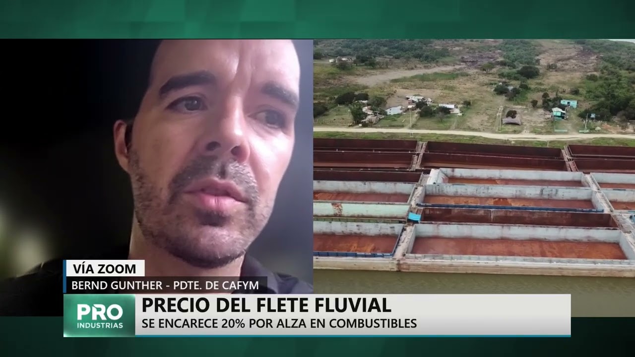 Precio del flete fluvial