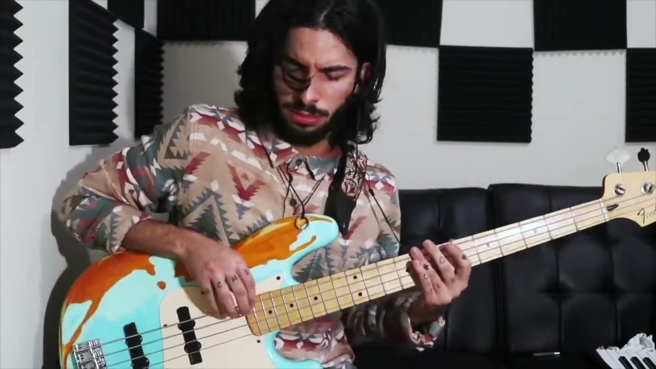 Playing Bass Guitar: 