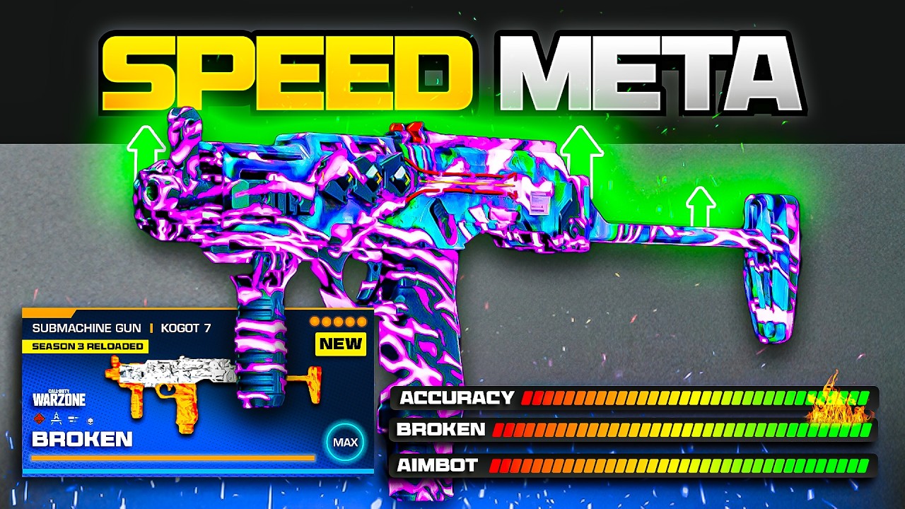 the BEST *BROKEN* META LOADOUT in Warzone after the NEW UPDATE! (BUFFED KOGOT 7 Setup)