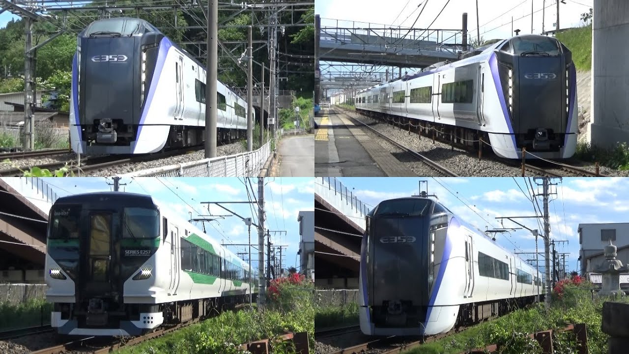 [速度付き]速い!!信州のスピードスターE353系　高速通過集