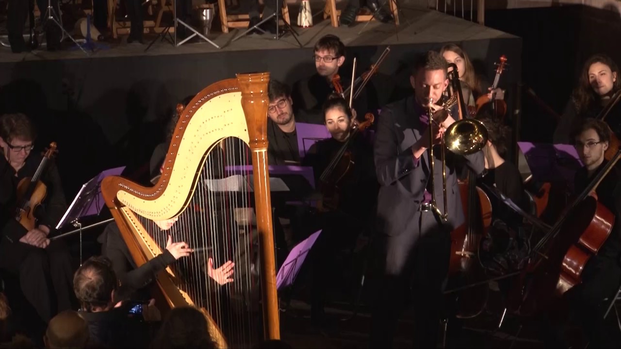 Le Cygne (The Swan), Saint-Saens, trombone & harp