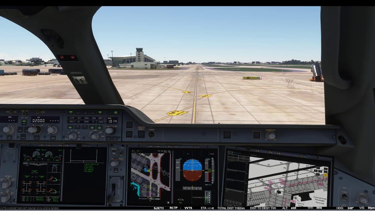 [MSFS2020] TPE 台北 - SGN 胡志明 | iniBuilds A350