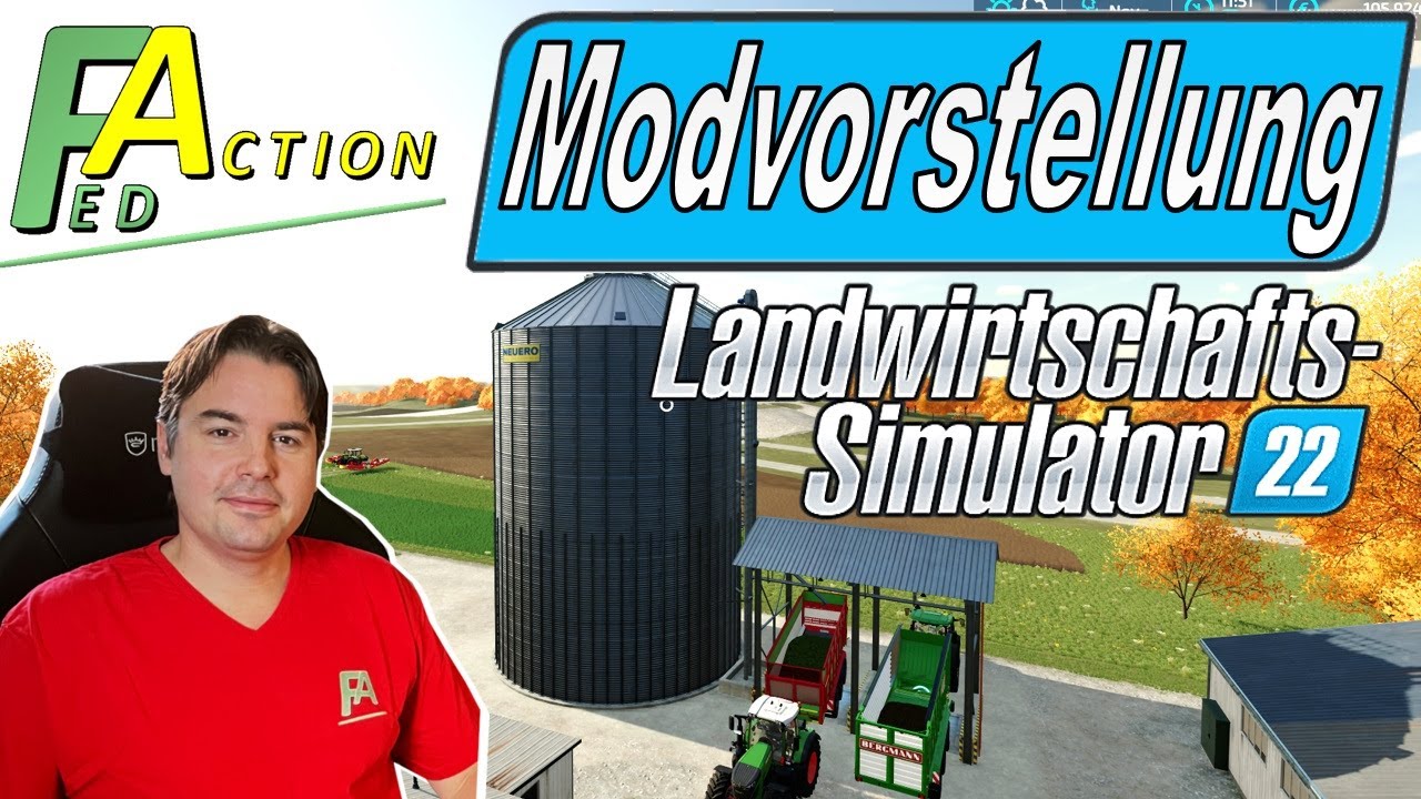 🚜 LS22 Modvorstellung neuer Fermenter f&uuml;r den Landwirtschafts Simulator 22 FedMods by Fedaction