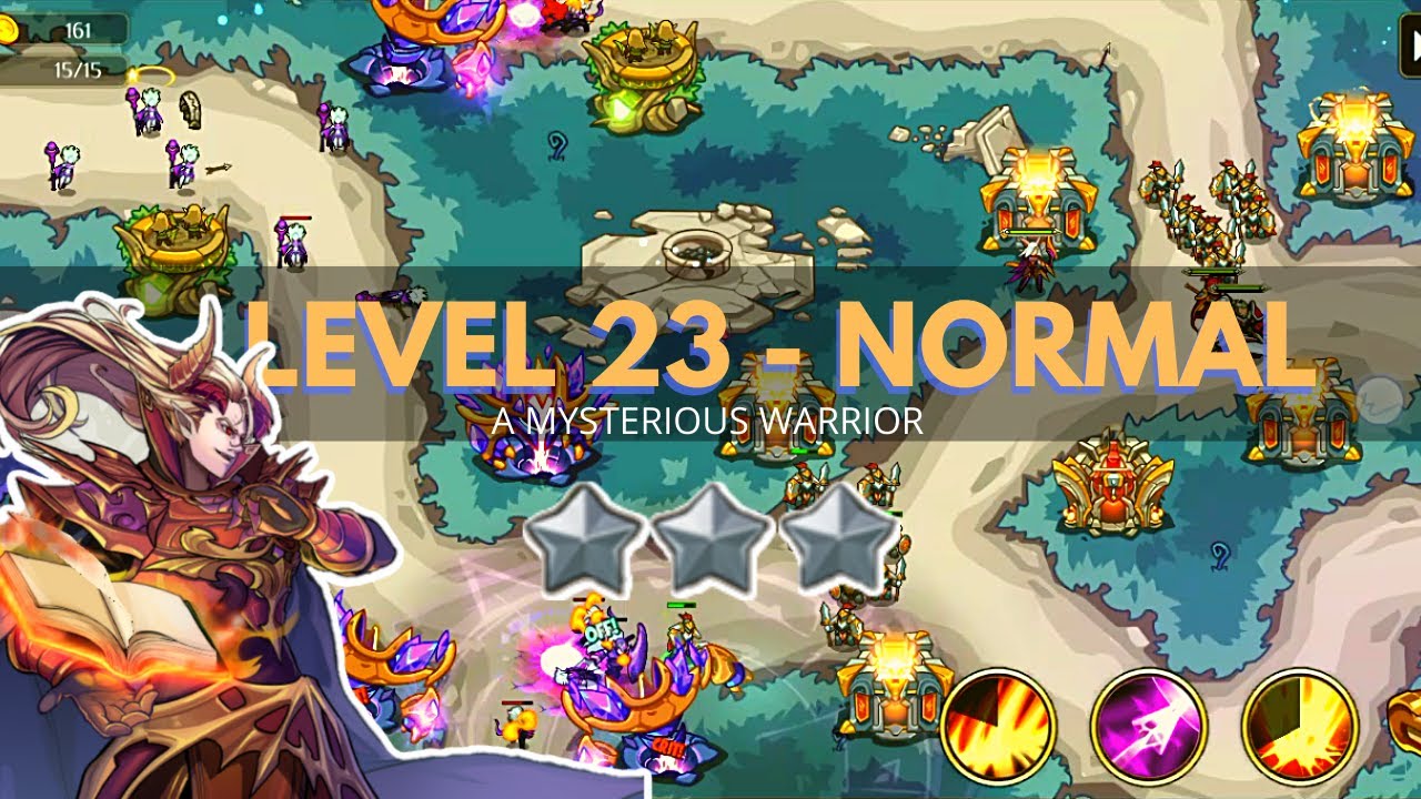 Kingdom War TD: Level 23 NORMAL / GAMEPLAY  / GUIDE / WALKTHROUGH / Legends Defense