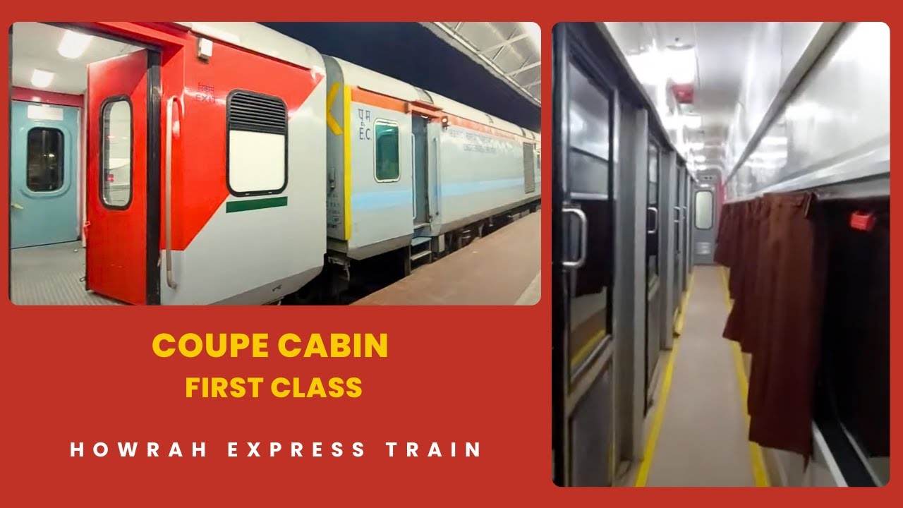 Glimpse of Coupe Cabin in First Class AC Coach of Rajendra Nagar- Howrah Express Train - Train 12351