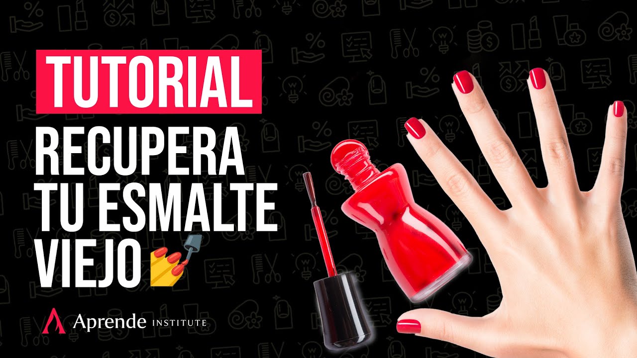 ¿Cómo recuperar un esmalte seco? 💅 SECRETOS mejor guardados de los manicuristas | Aprende Institute