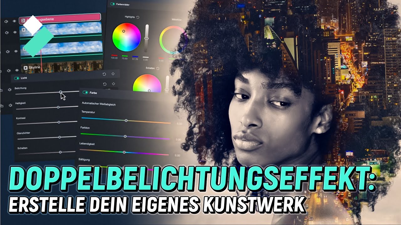 Wie man Doppelbelichtungseffekt im Video erzeugt | Wondershare Filmora Tutorial