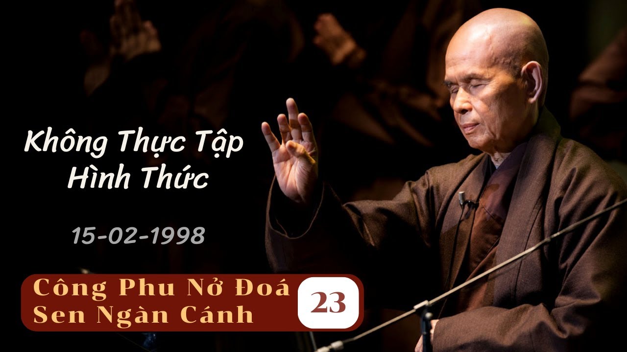 Bốn Lĩnh Vực Quán Niệm 02 [CPNĐSNC 23] TS Thích Nhất Hạnh(15-02-1998, Xóm Thượng, Làng Mai)