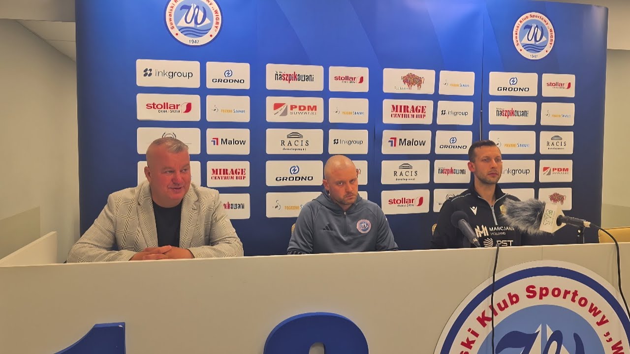 Konferencja po meczu Wigry Suwałki - Lechia | LECHIA TV