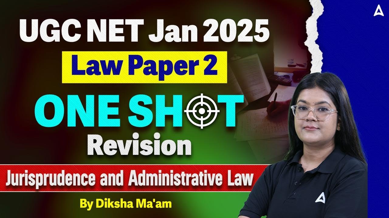 UGC NET Law Paper 2 | UGC NET Law One Shot Revision | by Diksha Ma'am