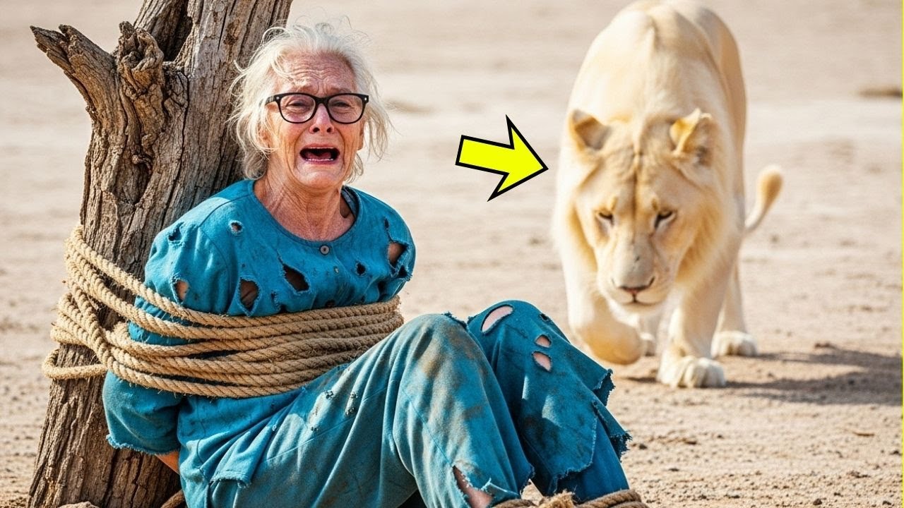NIETO MALVADO abandona ABUELA ANCIANA en DESIERTO, pero LEÓN ALBINO hace algo que…