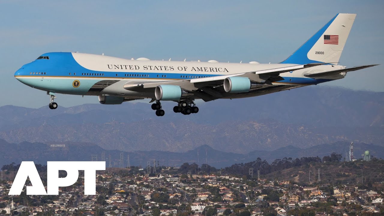 President Trump Boards Air Force One to Miami After GOP Senate Meeting | APT