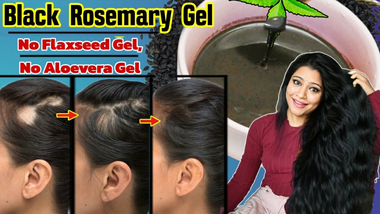 No Flaxseed Gel, No Aloevera Gel:Black Rosemary Gel To Regrow Lost Hair ।Garima Singh।