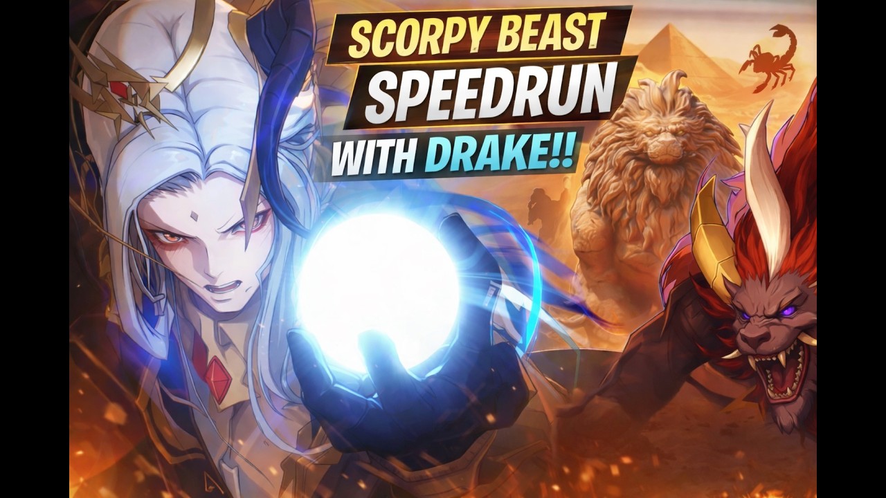 SCORPY BEAST SPEEDRUN with DRAKE ⚡ Best Early Game? | 7DS Origins