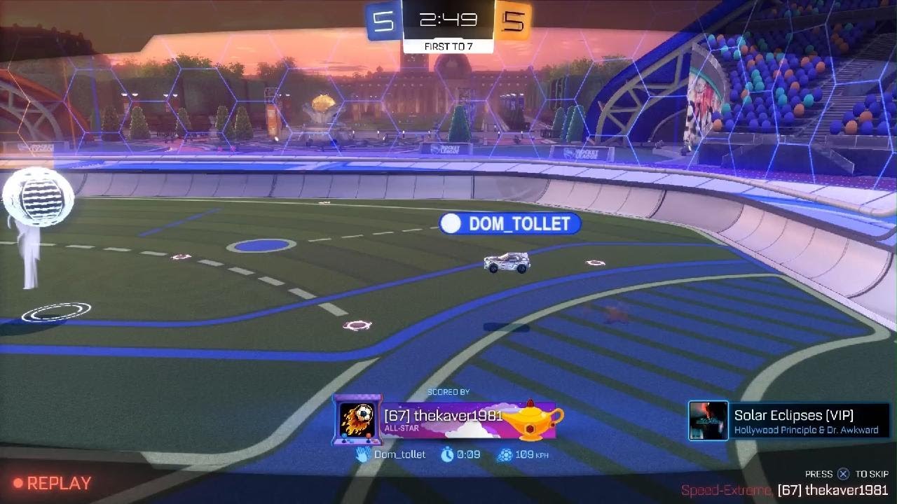 Rocket League double tap in heatseeker