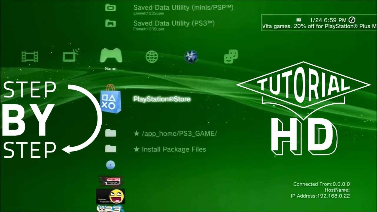 HOW TO install 4.50 PS3ita DEX CFW + download