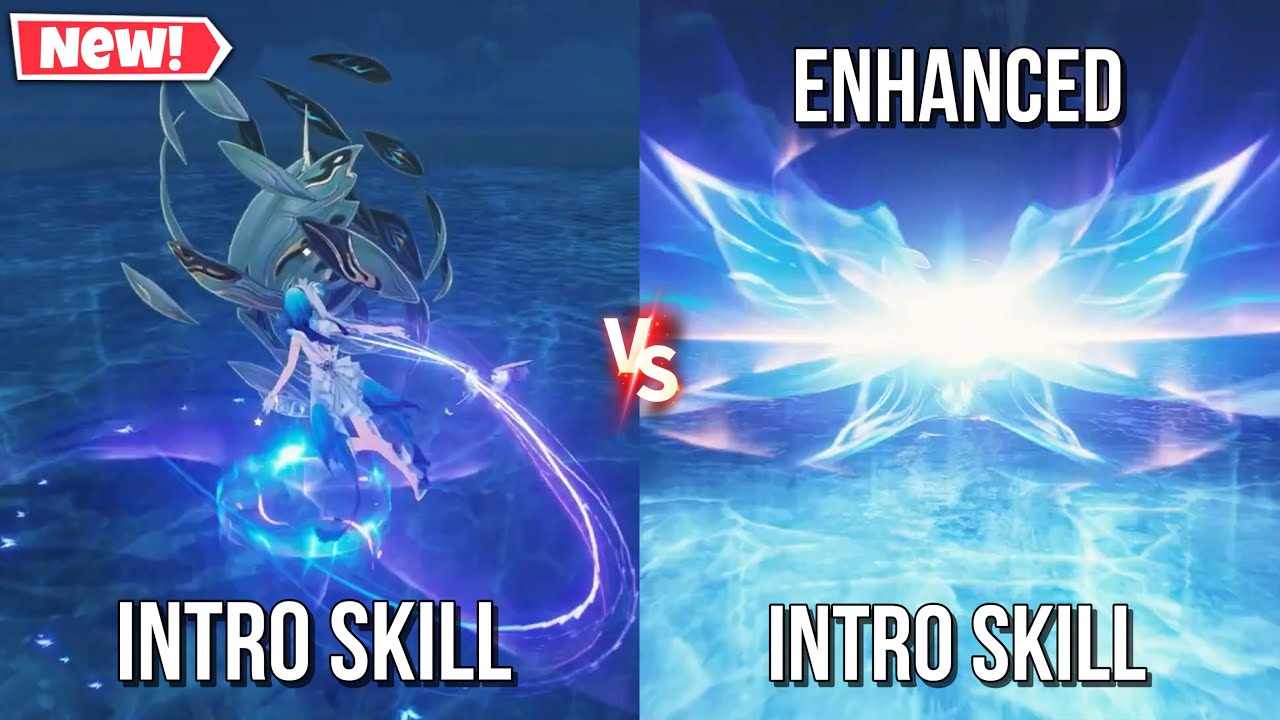 The Shorekeeper Intro Skill vs Enhanced Intro Skill!!! Wuthering Waves 1.3