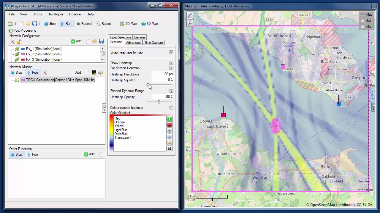 CRFS Software: TDOA Geolocation