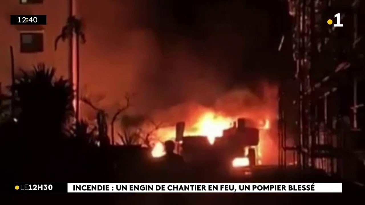 Saint-Denis : incendie de nuit à proximité de l’immeuble Europa.