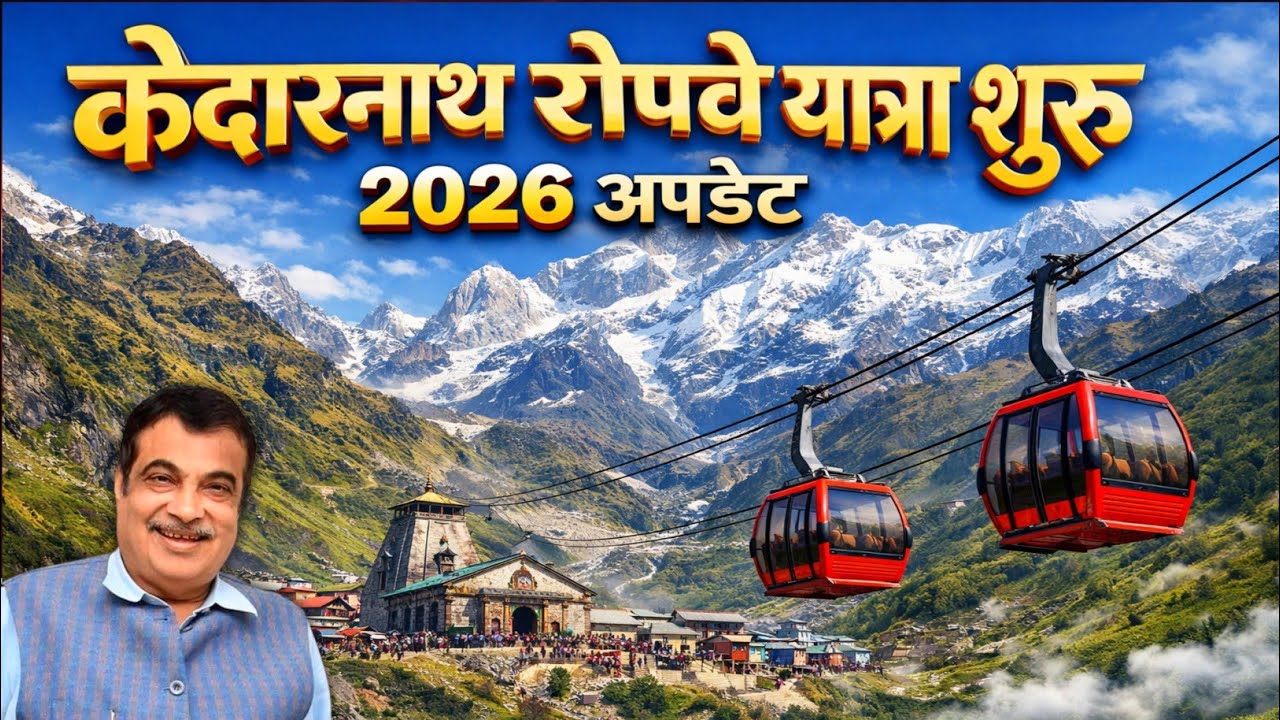 केदारनाथ केवल 30 मिनट यात्रा पुरा।।Kedarnath Ropeway Project Reality Check।।