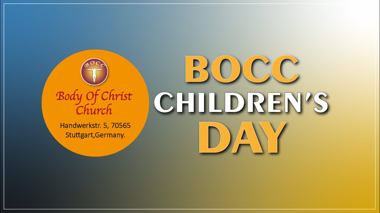 CHILDREN'S DAY CELEBRATION By Chris Ereme