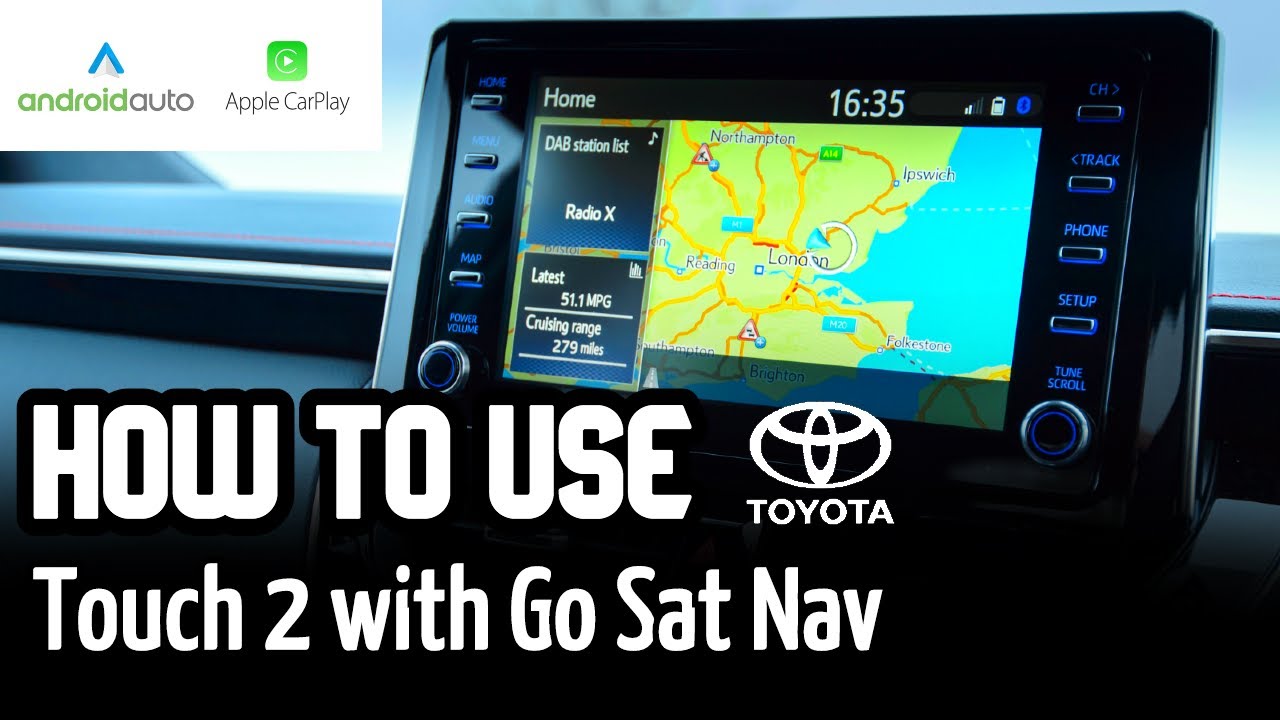 Как использовать Toyota Corolla Touch 2 с Go Sat Nav