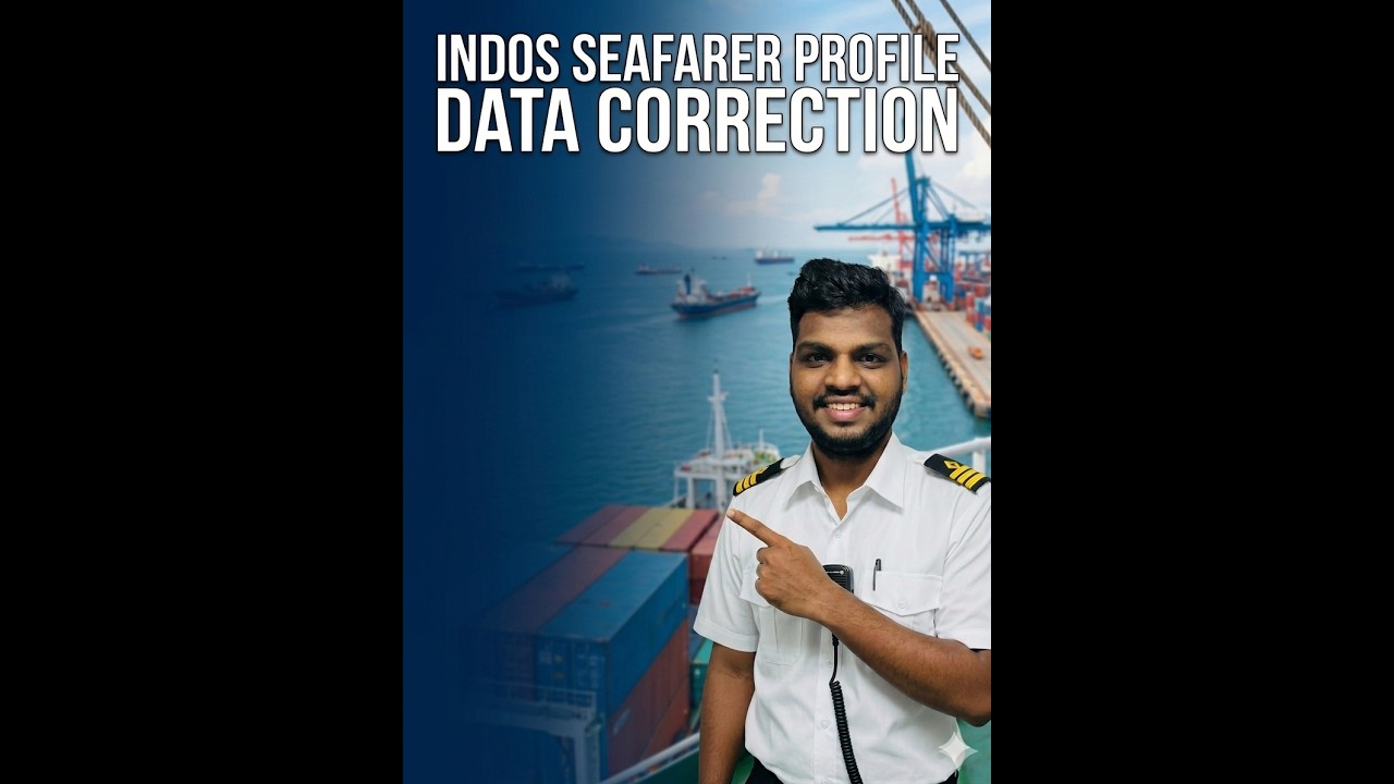 DG SHIPPING SEAFARER PROFILE DATA CORRECTION