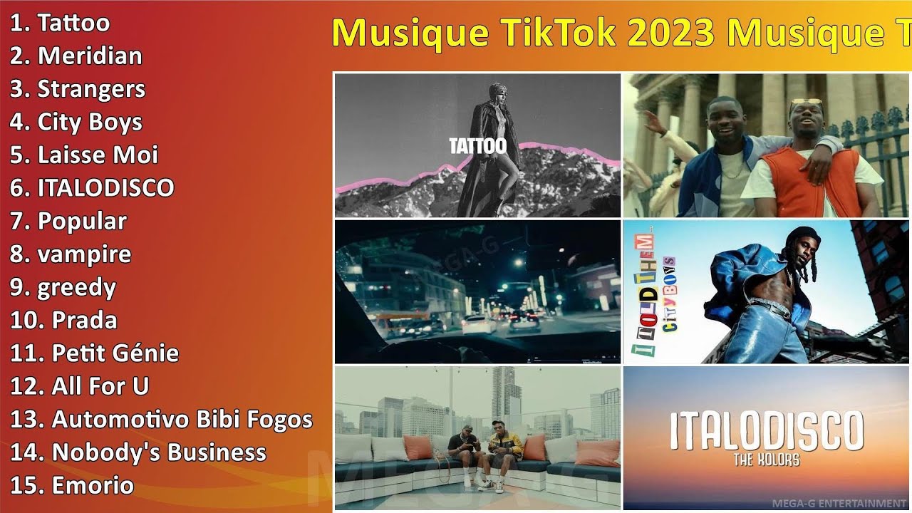 Musique TikTok 2023 - Musique Tendance TikTok - Son TikTok Du Moment ~ Las Mejores Canciones