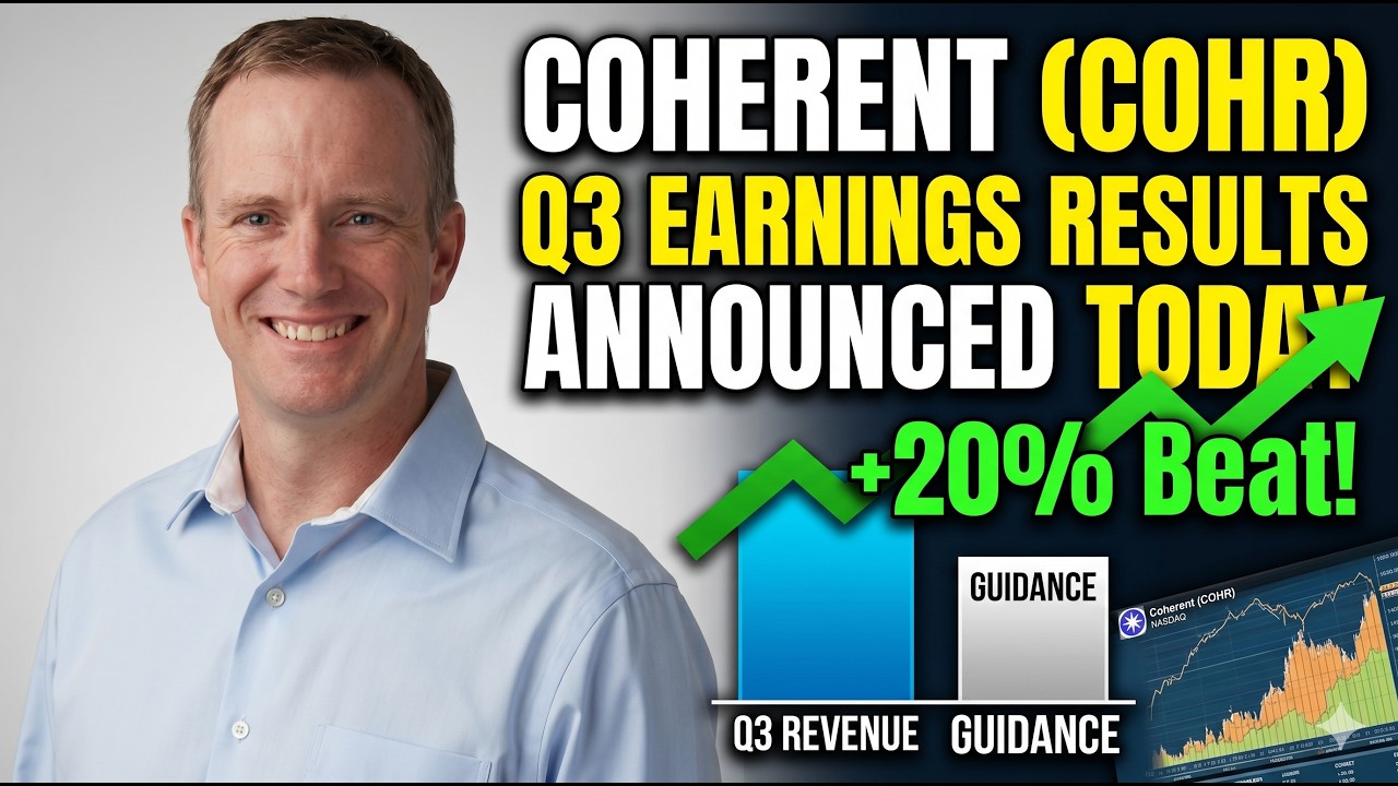 Отчет Coherent (COHR) за 3 квартал: Спрос на ИИ резко вырос! 🚀 Но акции падают?!? Пора покупать?