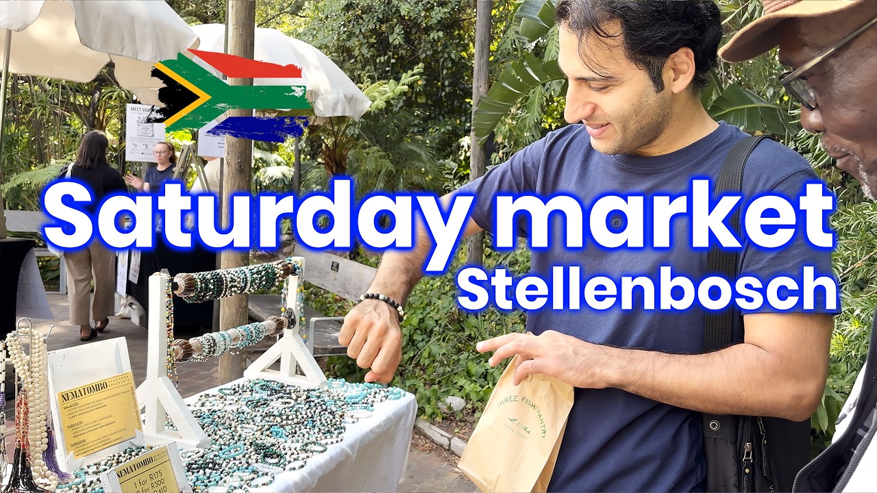 Saturday Market Botanical Garden, Stellenbosch - Part 1#BotanicalGarden #localmarket #stellenbosch