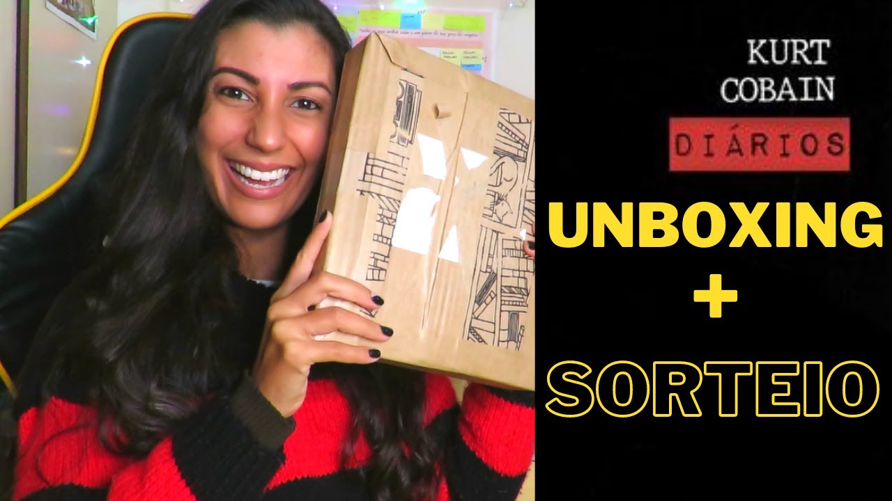OS DIÁRIOS DO KURT COBAIN e por que ter um? // UNBOXING + SORTEIO (concurso cultural)