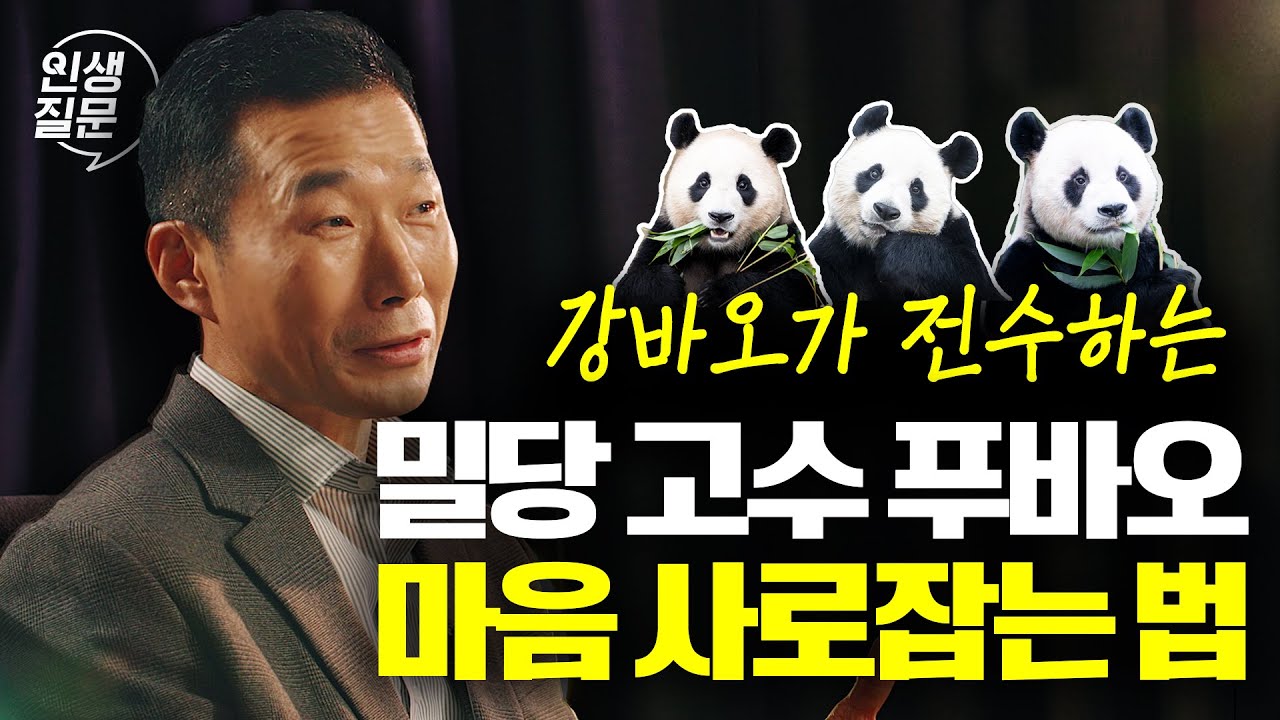 [SUB]푸바오 할부지가 알려주는 까다로운 사람 마음 얻는 법 | 강철원 사육사 #푸바오 #강바오 #아이바오 #러바오 | 세바시 인생질문 240회