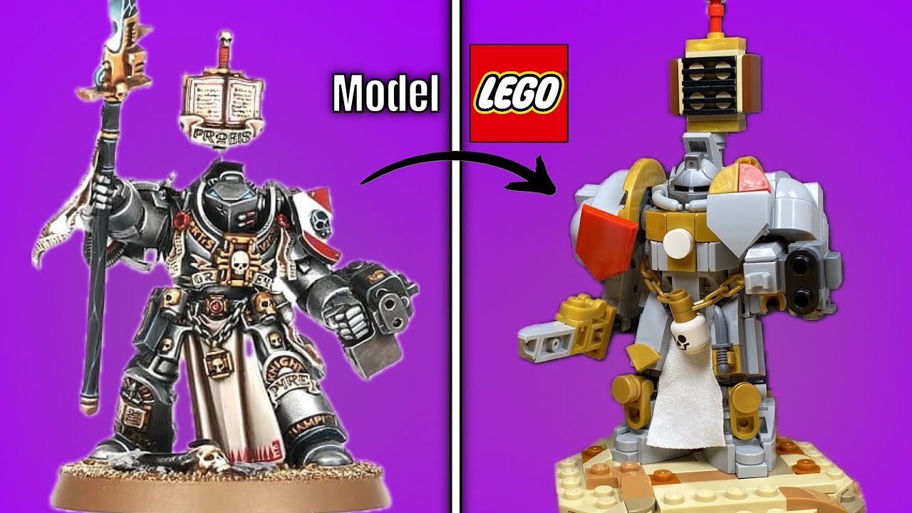I built a LEGO Grey Knight Space Marine 