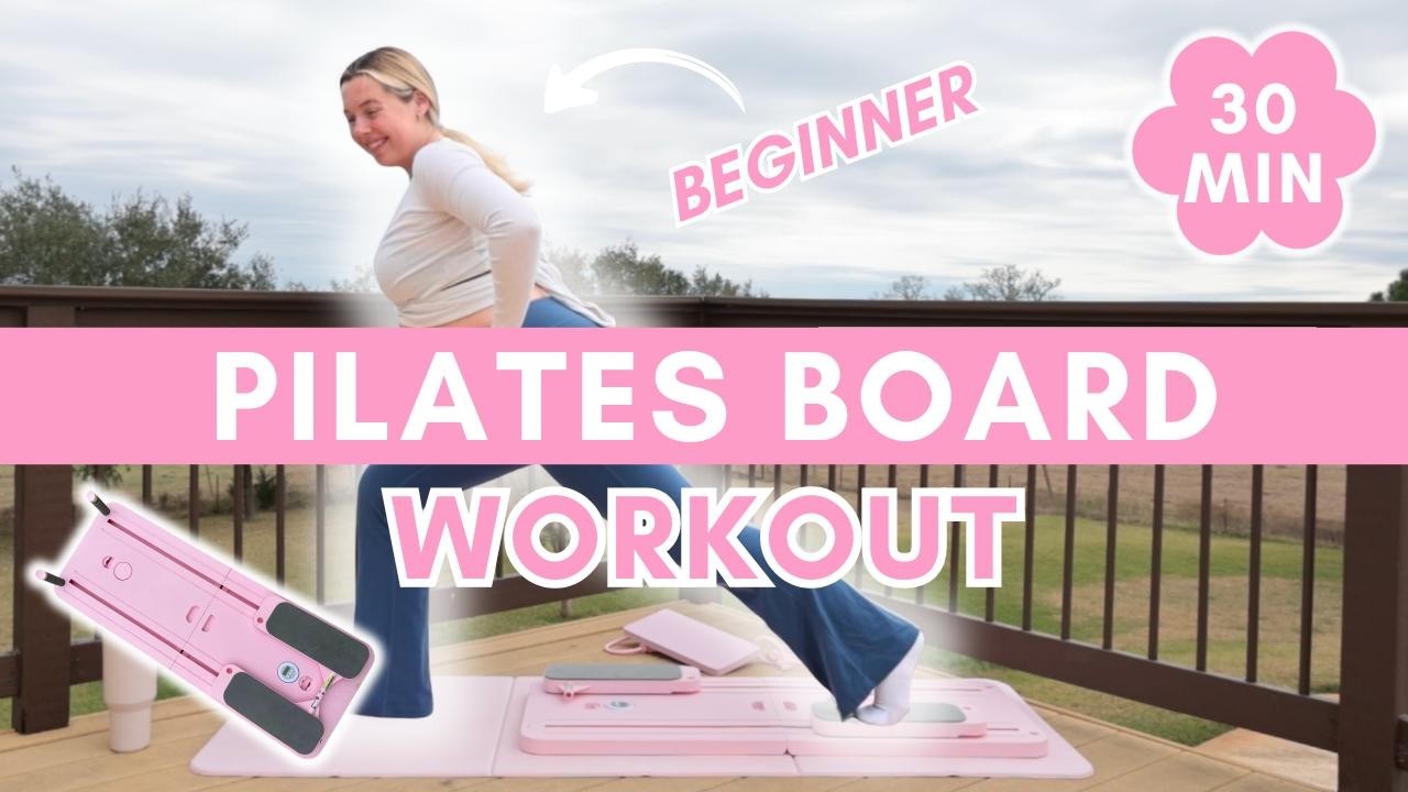 30 MIN BEGINNER PILATES BOARD WORKOUT | FULL BODY