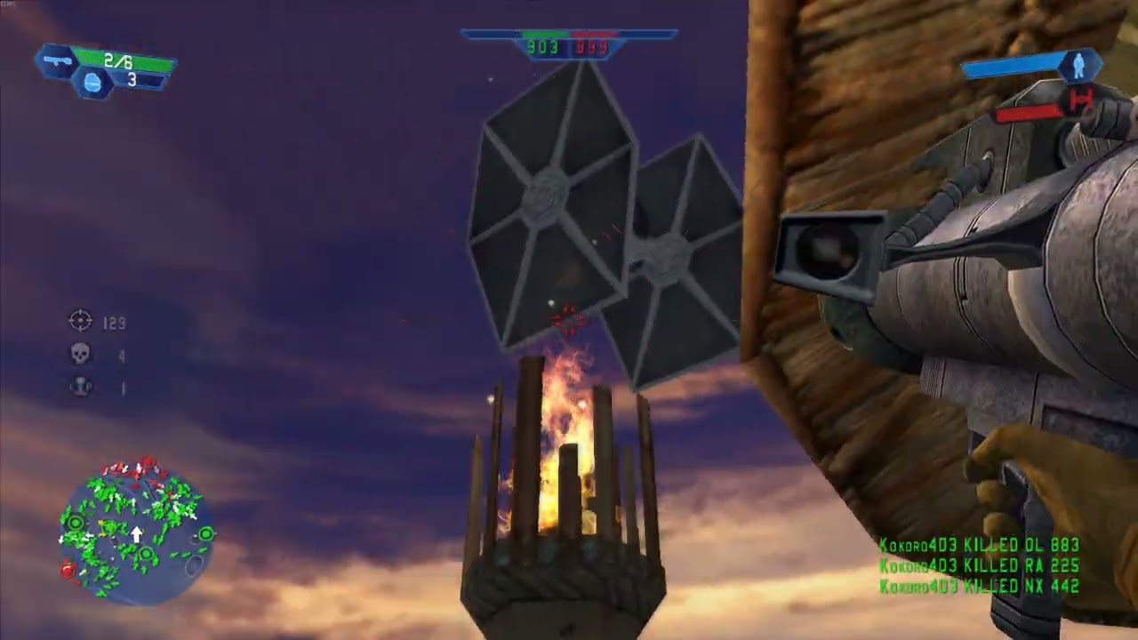 Star Wars Battlefront (2004) - Kashyyyk: Islands but it's 200v200 gameplay Rebels