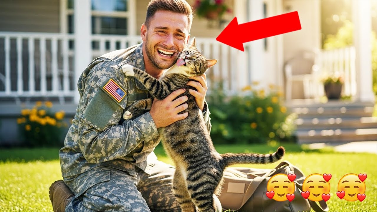 🥰 Cats Go Crazy When Soldier Dad Comes Home 🐱