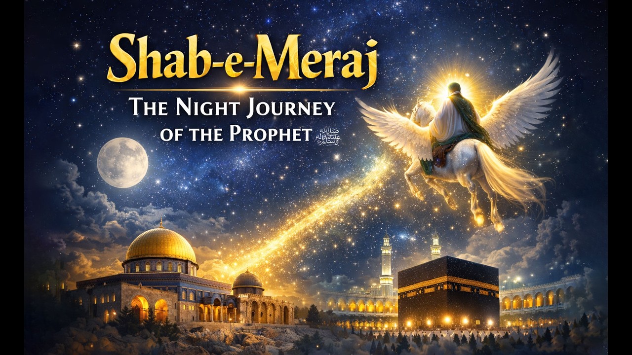 Shab-e-Meraj | Waqia-e-Meraj | The Night Journey of Prophet Muhammad ﷺ