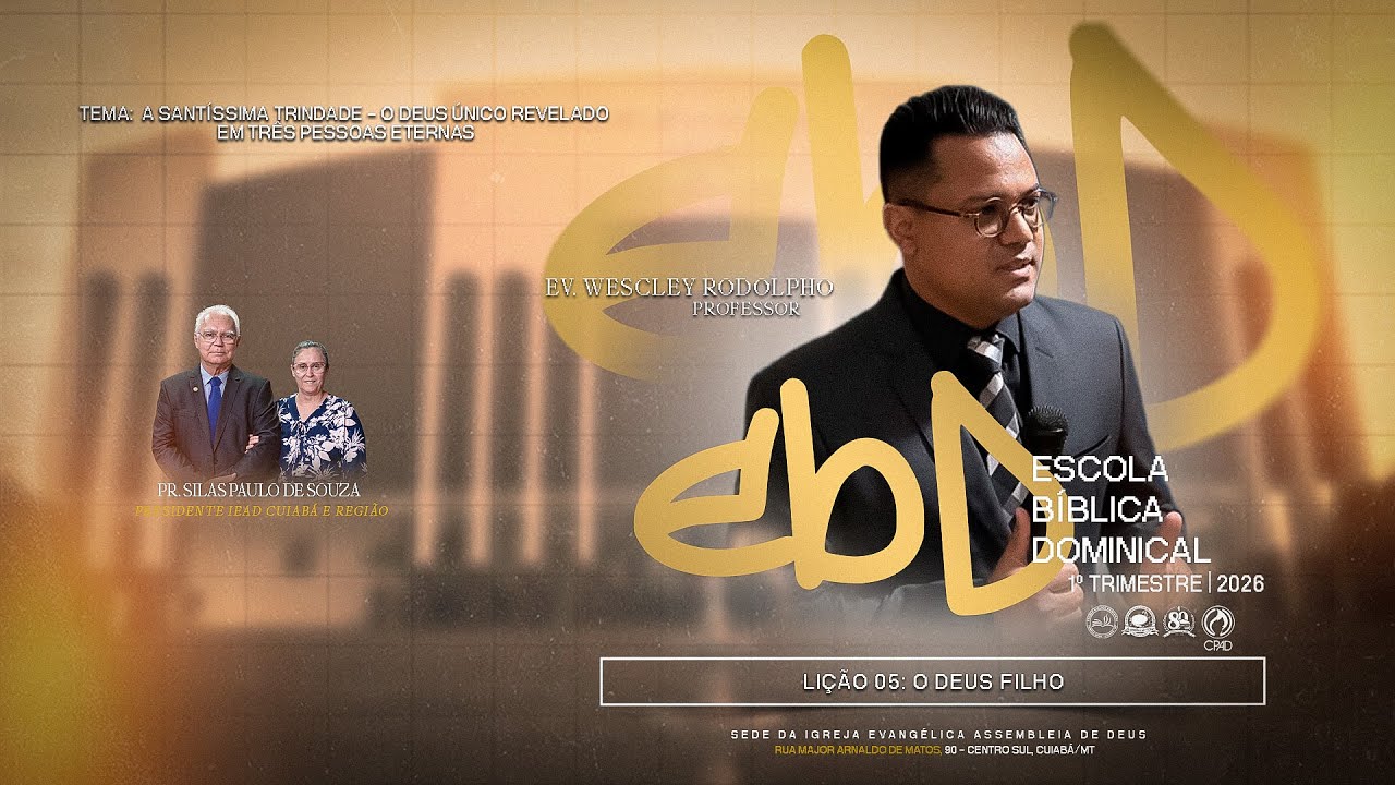 AO VIVO | ESCOLA BÍBLICA DOMINICAL (EBD) | 01/02/2026