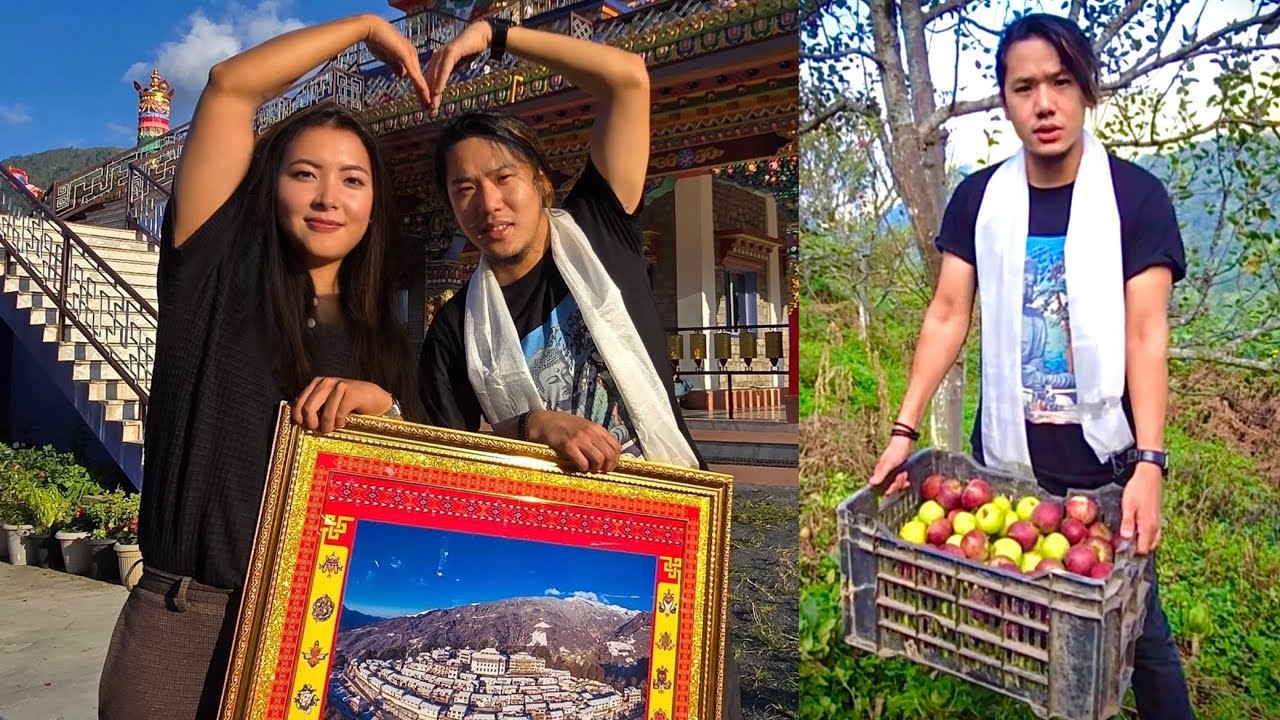 Honeymoon in TAWANG❤️ Found my Lost Love🥹 Organic Apples