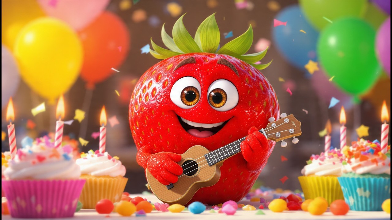 Brush Your Teeth After Sweets 🍓🍬 Birthday Party Hygiene Song